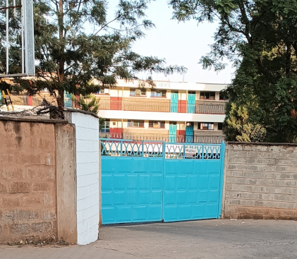 A school compound in Kenya